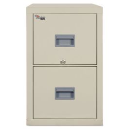 Patriot by FireKing Insulated Fire File, 1-Hour Fire Protection, 2 Legal/Letter File Drawers, Parchment, 17.75 x 25 x 27.75