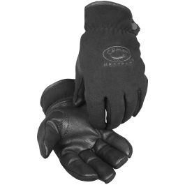 Goat Grain Leather Palm Glove with Fleece Back and Heatrac® Insulation, Black, 2XL 2390-7