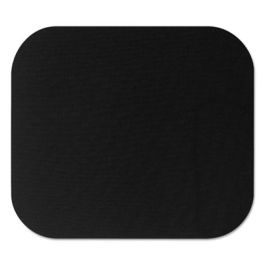 Polyester Mouse Pad, 9 x 8, Black