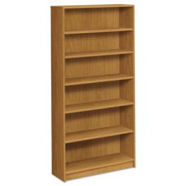 1870 Series Bookcase, Six-Shelf, 36w x 11.5d x 72.63h, Harvest
