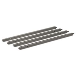 Single Cross Rails for HON 30", 36" and 42" Wide Lateral Files, Gray, 4/Pack