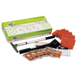 Quick Clean Griddle Cleaning System Starter Kit, 4 x 5.24, Orange