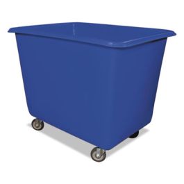 Poly Truck, (20-Bushel) 24.89 cu ft, Galvanized Steel/Polyethylene, Blue/Gray