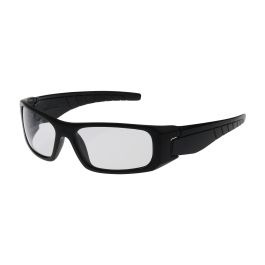 Full Frame Safety Glasses with Black Frame, Clear Lens and Anti-Scratch / Anti-Fog Coating, Black, OS 250-53-0020