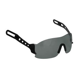 Safety Eyewear for JSP® Evolution® Deluxe Hard Hats - Gray Lens, Black, OS 250-EVS-0001