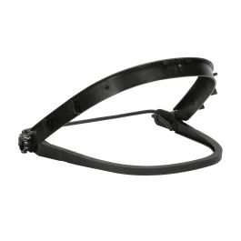 Plastic Face Shield Bracket for Cap Style Hard Hats, Black, OS 251-01-5230