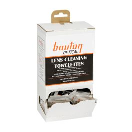 Lens Cleaning Towelette Dispenser, White, DISPLAY 252-LCT100