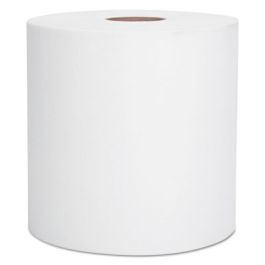 Essential Hard Roll Towels for Business, Absorbency Pockets, 1.5" Core, 8 x 400 ft, White, 12 Rolls/Carton
