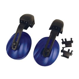 Contour Cap Mounted Ear Muffs, Blue, OS 262-AEJ030-50