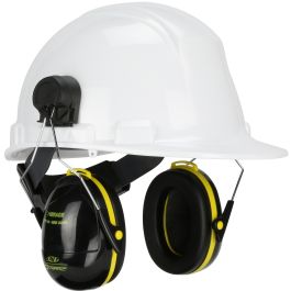 Cap Mounted Passive Ear Muff - NRR 23, Black, OS 263-NP116