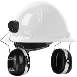 Full Brim Mounted Passive Ear Muff - NRR 26, Black, OS 263-NP119