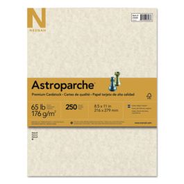 Color Cardstock, 65 lb Cover Weight, 8.5 x 11, Natural Parchment, 250/Pack
