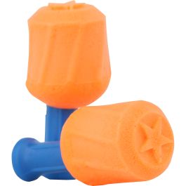 Disposable Soft Polyurethane Foam Ear Plugs - NRR 30, Orange, OS 267-HPF610
