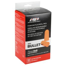 Disposable Soft Polyurethane Foam Ear Plugs - Dispenser Refill Pack, Orange, OS 267-HPF810-1