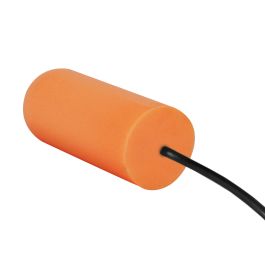 Disposable Soft Polyurethane Foam Corded Ear Plugs - NRR 33, Orange, OS 267-HPF810C