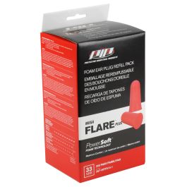 Disposable Soft Polyurethane Foam Ear Plugs - Dispenser Refill Pack, Red, OS 267-HPF910-1