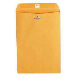 Kraft Clasp Envelope, #63, Square Flap, Clasp/Gummed Closure, 6.5 x 9.5, Brown Kraft, 100/Box