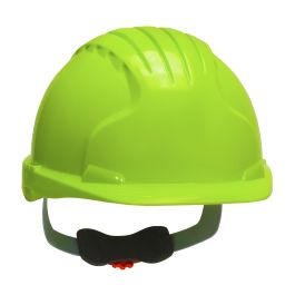 Cap Style Hard Hat with HDPE Shell, 6-Point Polyester Suspension and Wheel Ratchet Adjustment, Neon Yellow, OS 280-EV6151-LY