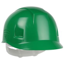 Bump Cap with 4-Point Plastic Suspension and Pin-Lock Adjustable Back, Dark Green, OS 280-HP940-04