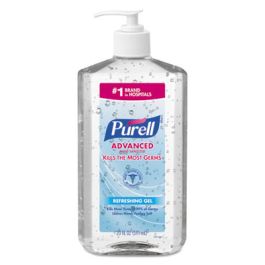 Advanced Hand Sanitizer Refreshing Gel, 20 oz Pump Bottle, Clean Scent