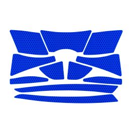 CR2 Reflective Kit for Cap Style Hard Hats, Blue, OS 281-CR2-10-BL