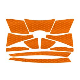 CR2 Reflective Kit for Cap Style Hard Hats, Orange, OS 281-CR2-10-OR