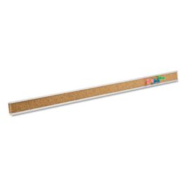 Bulletin Bar I, 1" x 48", Brown/Silver