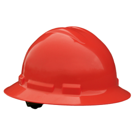 Quartz™ Full Brim 6 Point Ratchet Hard Hat - Red QHR6-RED