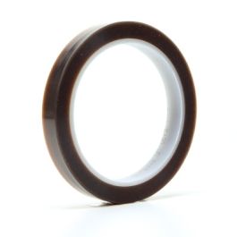 3M™ PTFE Film Tape 5490, Brown, 1/2 in x 36 yd, 3.7 mil, 18 Roll/Case