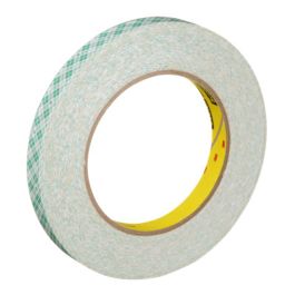 3M™ Double Coated Paper Tape 410M, Natural, 1/2 in x 36 yd, 5 mil, 72 Roll/Case