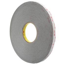 3M™ VHB™ Tape 4941F, Gray, 7/8 in x 36 yd, 45 mil, Film Liner, 12 Roll/Case