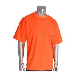 Non-ANSI Short Sleeve T-Shirt, Hi-Vis Orange, 2XL 310-CNTSNOR-2X