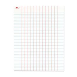Data Pad with Plain Column Headings, Data/Lab-Record Format, 13 Columns, 8.5 x 11, White, 50 Sheets