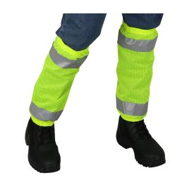 ANSI 107 Class E Gaiters, Hi-Vis Yellow, OS 319-GT1-LY