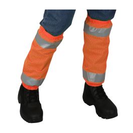ANSI 107 Class E Gaiters, Hi-Vis Orange, OS 319-GT1-OR