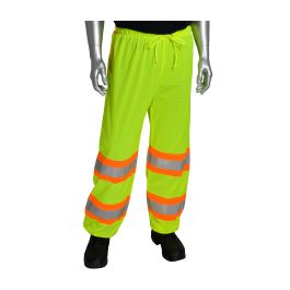 ANSI 107 Class E Two-Tone Mesh Pant, Hi-Vis Yellow, 2XL-3XL 319-MTPLY-2X/3X