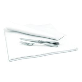 Select Dinner Napkins, 1-Ply, 15 x 15, White, 1000/Carton