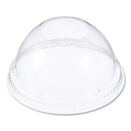 Lids for Foam Cups and Containers, Fits 12 oz to 24 oz Cups, Clear, 1,000/Carton