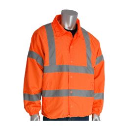 ANSI Type R Class 3 Classic Wind Breaker, Hi-Vis Orange, 2XL 333-WBOR-2X