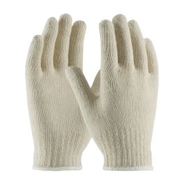 Economy Weight Seamless Knit Cotton/Polyester Glove - Natural, Natural, L