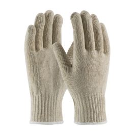 Heavy Weight Seamless Knit Cotton/Polyester Glove - Natural, Natural, L