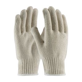 Extra Heavy Weight Seamless Knit Cotton/Polyester Glove - Natural, Natural, L