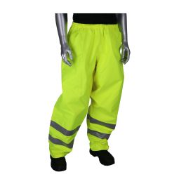 ANSI Class E Heavy Duty Waterproof Breathable Pants, Hi-Vis Yellow, 2XL 353-2002-LY/2X
