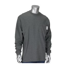 AR/FR Long Sleeve T-Shirt, Gray, 3XL 385-FRLS-(LG)-3X