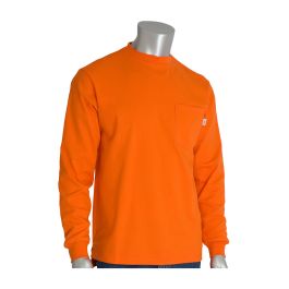 AR/FR Long Sleeve T-Shirt, Orange, 2XL 385-FRLS-(OR)-2X