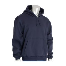 AR/FR Fleece Pullover Hoodie, Navy, 3XL 385-FRPH-NV/3X