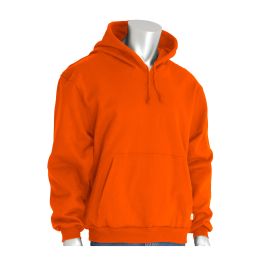 AR/FR Fleece Pullover Hoodie, Orange, XL 385-FRPH-OR/XL