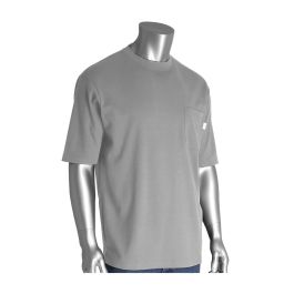 AR/FR Short Sleeve T-Shirt, Gray, 2XL 385-FRSS-LG/2X