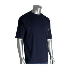 AR/FR Short Sleeve T-Shirt, Navy, 2XL 385-FRSS-NV/2X