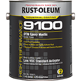 High Performance - 9100 System DTM Epoxy Mastic - Activators (250 VOC) - 1 Gallon - Standard Activator Gloss Finish 250 VOC